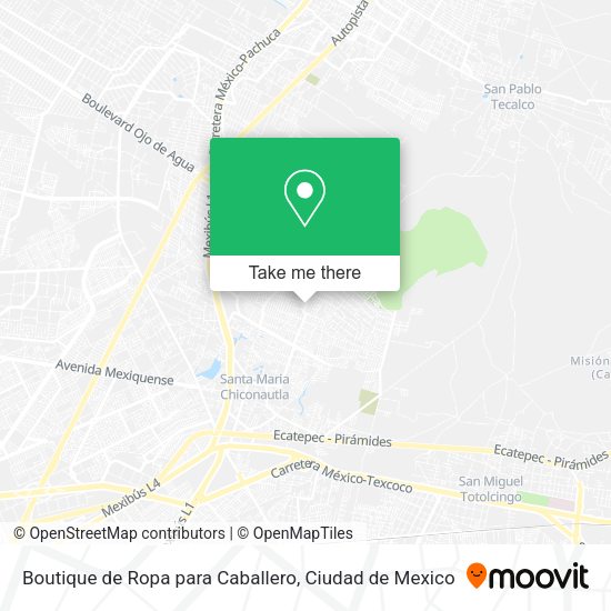 Boutique de Ropa para Caballero map