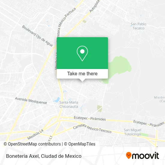 Boneteria Axel map
