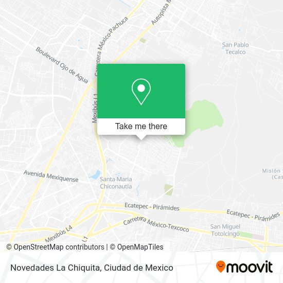 Novedades La Chiquita map