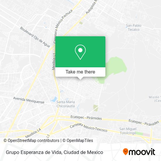 Mapa de Grupo Esperanza de Vida