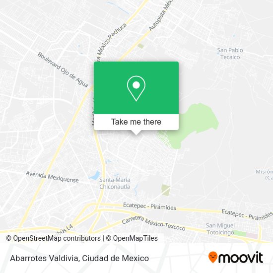 Abarrotes Valdivia map
