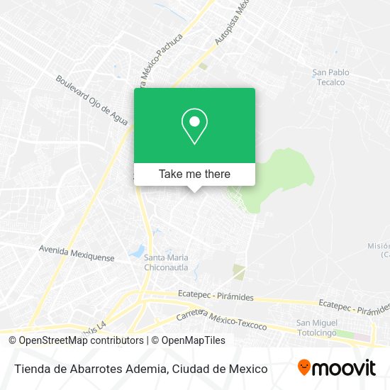 Tienda de Abarrotes Ademia map
