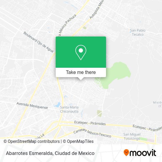 Abarrotes Esmeralda map