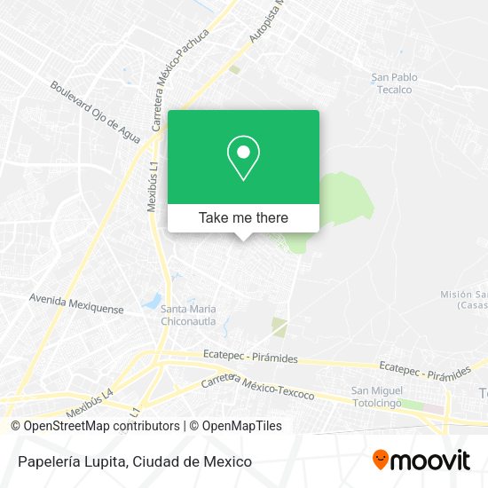 Papelería Lupita map