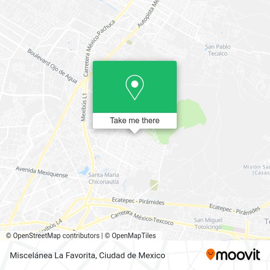 Miscelánea La Favorita map