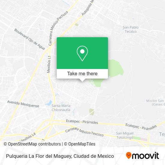 Pulqueria La Flor del Maguey map