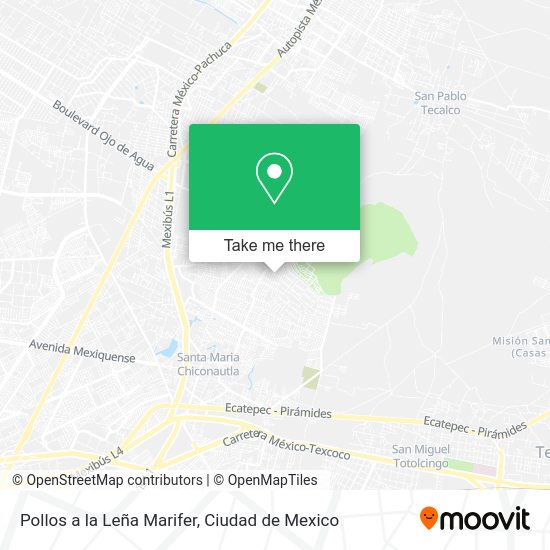 Mapa de Pollos a la Leña Marifer