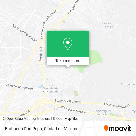 Barbacoa Don Pepo map