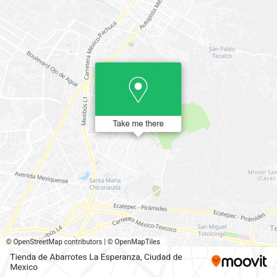 Tienda de Abarrotes La Esperanza map