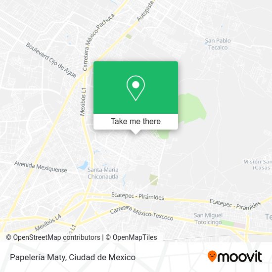 Mapa de Papelería Maty