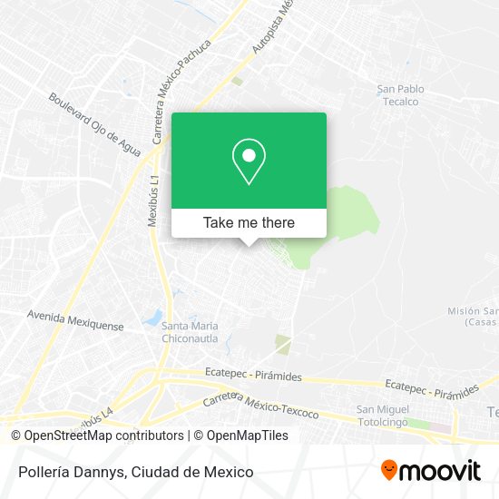 Pollería Dannys map