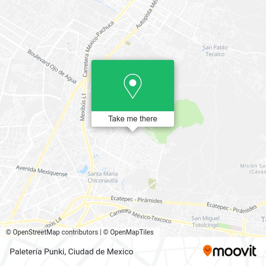 Mapa de Paletería Punki