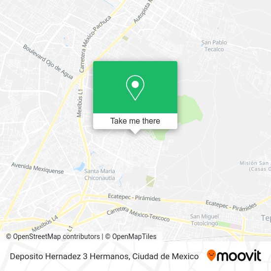 Deposito Hernadez 3 Hermanos map