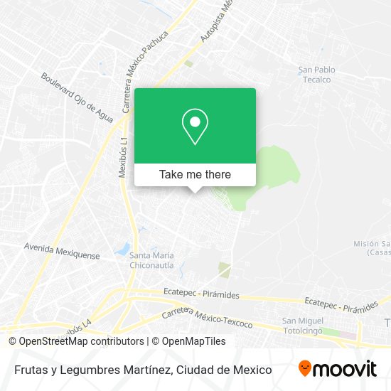 Mapa de Frutas y Legumbres Martínez