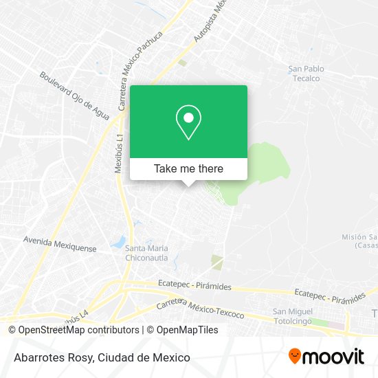 Abarrotes Rosy map