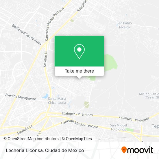 Mapa de Lechería Liconsa