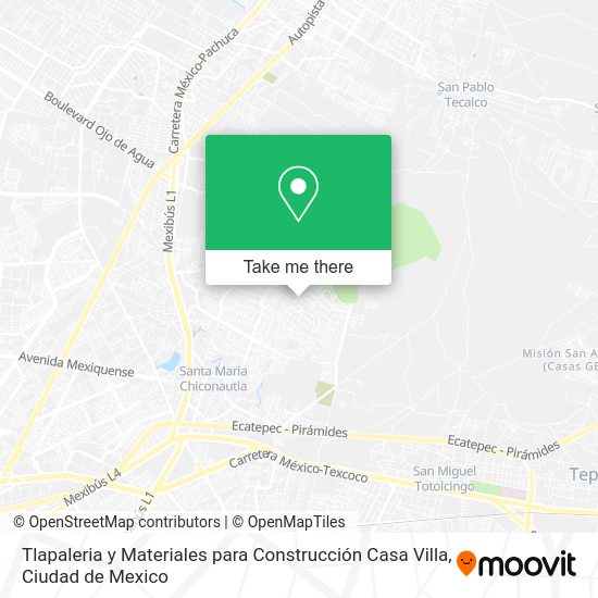 Tlapaleria y Materiales para Construcción Casa Villa map