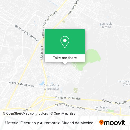 Mapa de Material Eléctrico y Automotriz