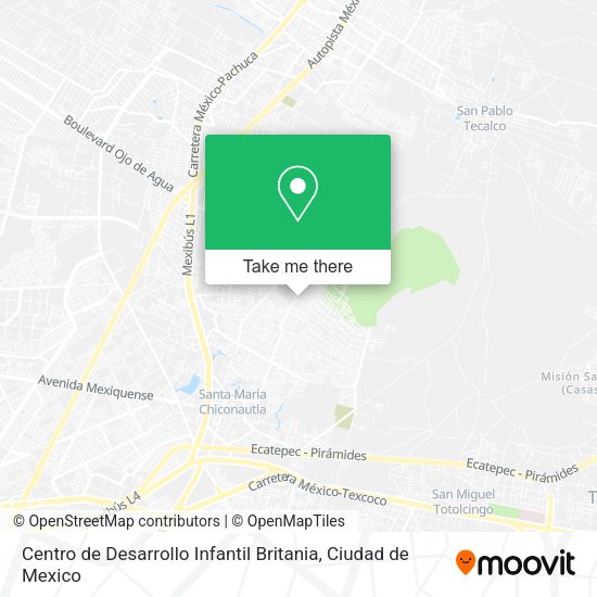 Centro de Desarrollo Infantil Britania map