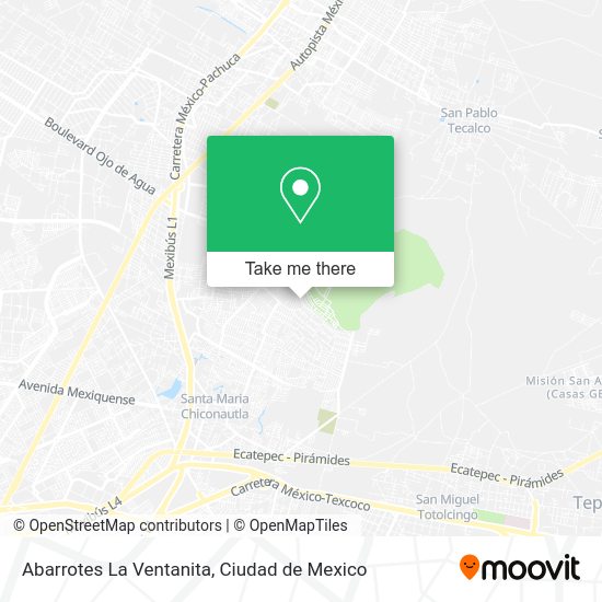 Mapa de Abarrotes La Ventanita