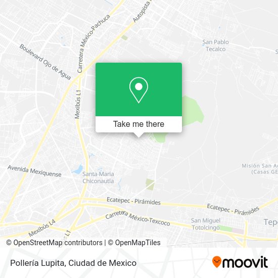 Mapa de Pollería Lupita
