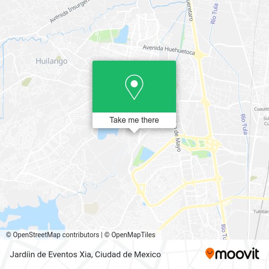 Jardíin de Eventos Xia map