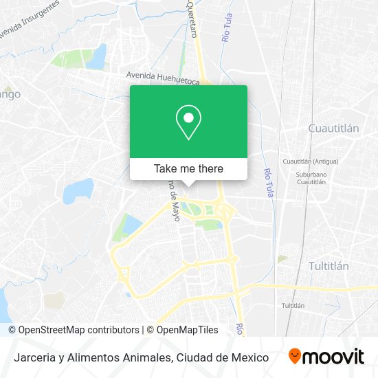 Jarceria y Alimentos Animales map