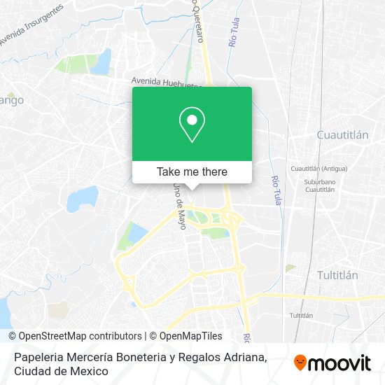 Papeleria Mercería Boneteria y Regalos Adriana map