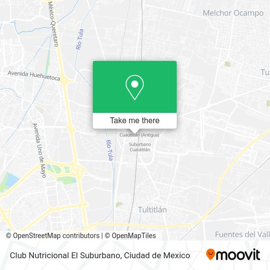 Club Nutricional El Suburbano map