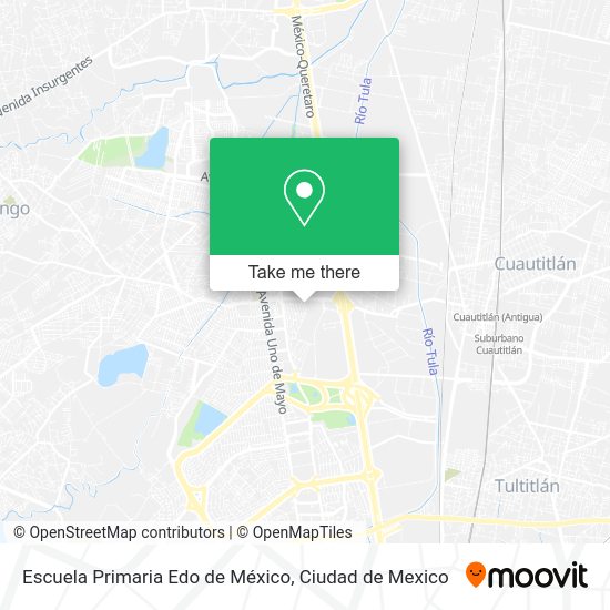 Escuela Primaria Edo de México map