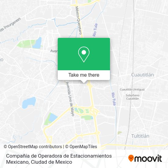 Compañía de Operadora de Estacionamientos Mexicano map
