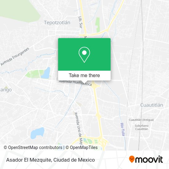 Mapa de Asador El Mezquite