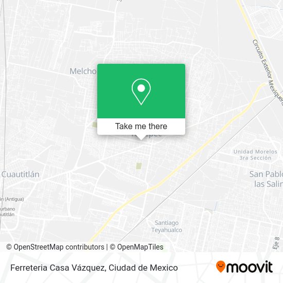 Mapa de Ferreteria Casa Vázquez