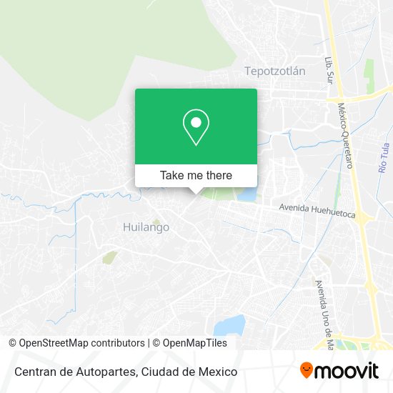 Centran de Autopartes map