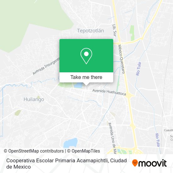 Cooperativa Escolar Primaria Acamapichtli map