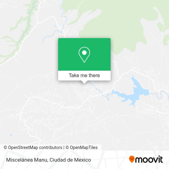Miscelánea Manu map