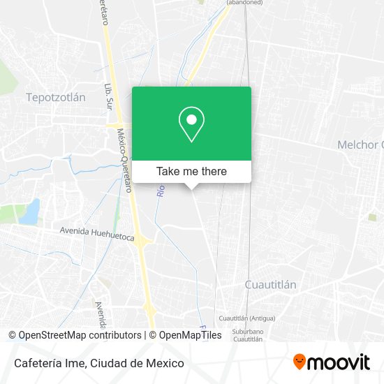 Cafetería Ime map