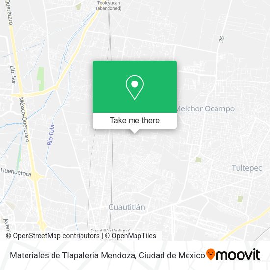 Materiales de Tlapaleria Mendoza map