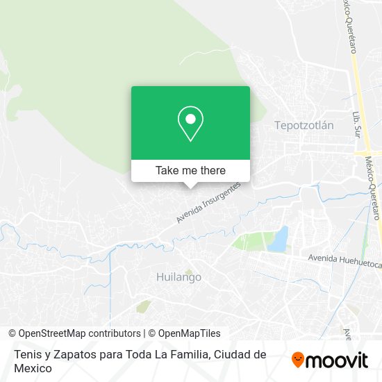 Tenis y Zapatos para Toda La Familia map