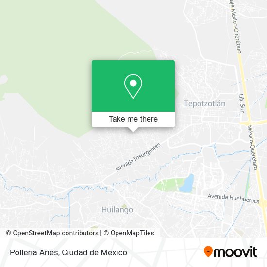 Pollería Aries map