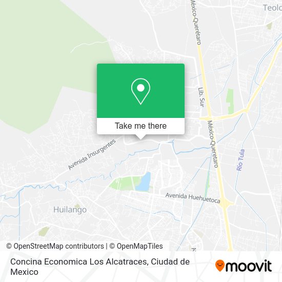 Concina Economica Los Alcatraces map