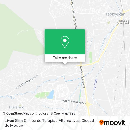 Mapa de Lives Slim Clínica de Terapias Alternativas