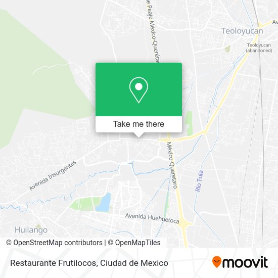 Mapa de Restaurante Frutilocos