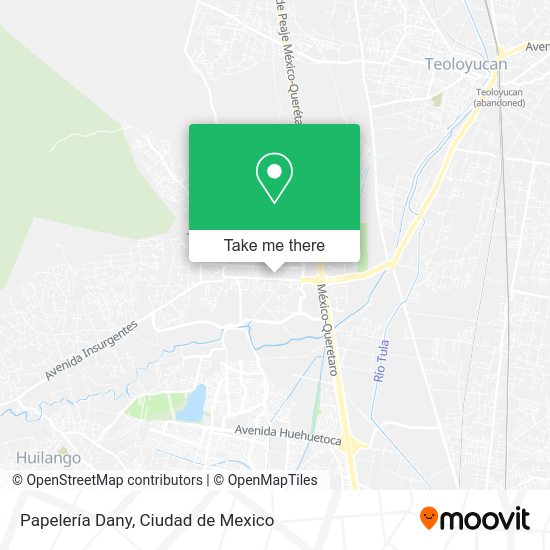 Papelería Dany map