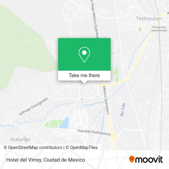 Hotel del Virrey map