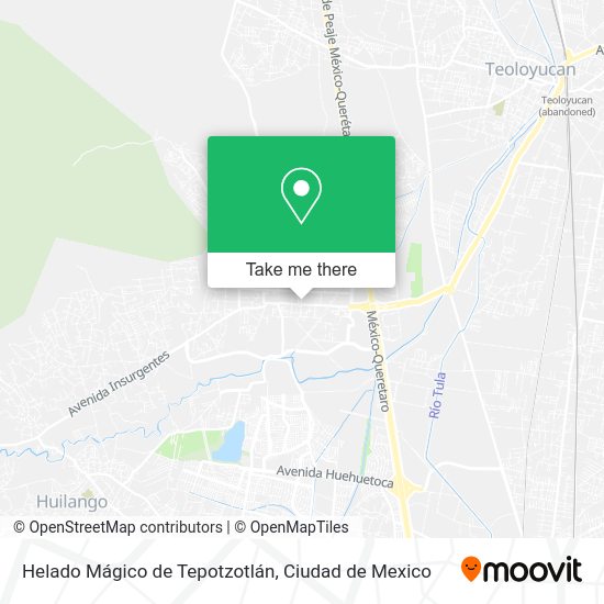 Helado Mágico de Tepotzotlán map