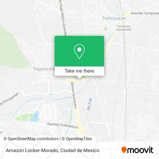 Amazon Locker-Morado map
