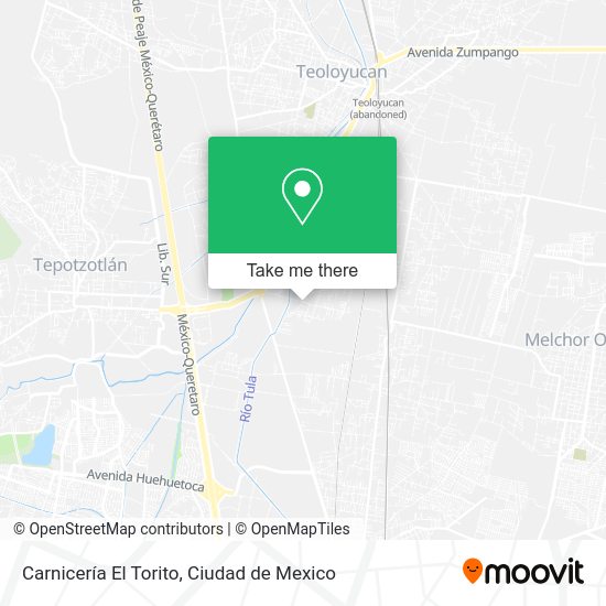 Carnicería El Torito map