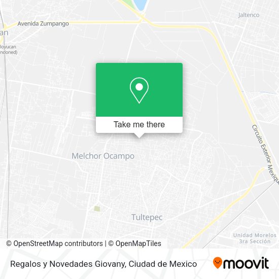 Regalos y Novedades Giovany map