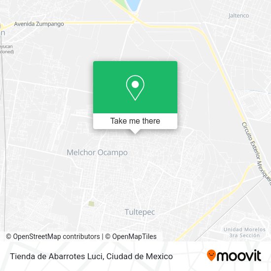Mapa de Tienda de Abarrotes Luci